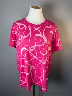 Women’s Pink Swirl Tie-Dye Tee